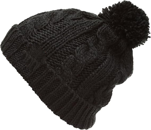 Gorro con pompón de algodón de alta calidad, gorro de punto de invierno suave y acogedor, diseño de punto grueso elegante, ropa de viaje informal al aire libre Digital - Product Image 2