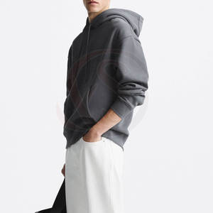 เสื้อฮู้ดผู้ชายแบบใหม่มาแรง ผ้าฟลีซ ระบายอากาศได้ดี เหมาะสำหรับใส่ลำลองในฤดูหนาว ทรงปกติ ตัดเย็บตามสั่ง บุด้วยโพลีเอสเตอร์/ผ้าฝ้าย - Product Image 6