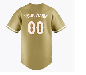 Diseño personalizado de alta calidad bordado carta sublimación béisbol Softball camisa cuello en V hombres equipo nombre béisbol Jersey - Product Image 3
