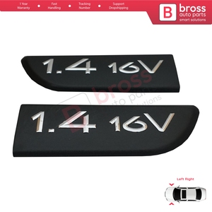 ตราสัญลักษณ์ BSP564 สีดำ 1.4 16V ซ้ายขวา สำหรับ Megane MK2 Scenic MK2 8200209128 - Product Image 3