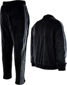 ชุดวอร์มสำหรับผู้หญิงและผู้ชายกางเกงมีฮู้ดและซิปผ้าโพลีเอสเตอร์ผ้าฟลีซดีไซน์น้ำหนักเบา - Product Image 6