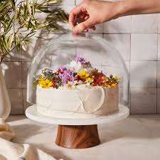 แท่นวางเค้กหินอ่อนธรรมชาติขนมทันสมัยเป็นมิตรกับสิ่งแวดล้อมให้บริการรูปทรงกลมและสินค้าขายดีตัวอย่างฟรี - Product Image 5