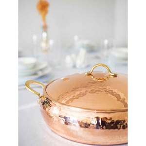 Nuevo aspecto con precio razonable plato de cobre hecho a mano minimalista seguro cobre puro exportador indio occidental con calidad superior - Product Image 6