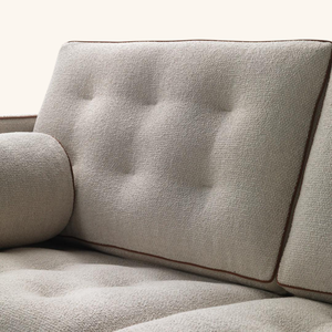 Sofá Clásico de Lujo para Sala de Estar, Tapizado, con Estructura de Madera Sólida, Cómodo, para Hogar, Villa u Hotel - Product Image 3