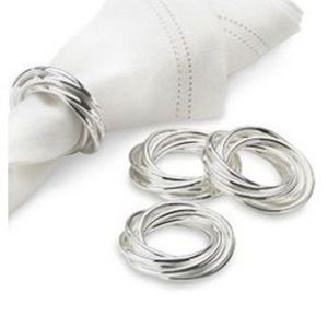 Anneaux de serviette en laiton plaqué or pour mariage et événements Décoration de table en gros Idéal pour les centres de villégiature et les mariages disponibles en Inde - Product Image 4