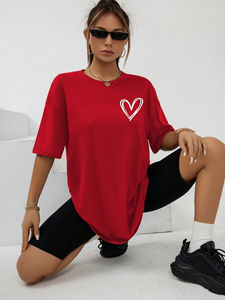 T-shirt court unisexe mignon à manches courtes et col rond, respirant, pour le sport, le yoga et le fitness 2026 - Product Image 2