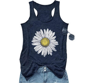 Camiseta sin mangas deportiva para mujer, 100% de algodón, sin mangas, transpirable, de secado rápido, para entrenamiento, gimnasio - Product Image 6