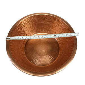 Rond cuivre lave-pieds bol classique élégant fait à la main en gros vente chaude de luxe nouveau bol de fantaisie - Product Image 1
