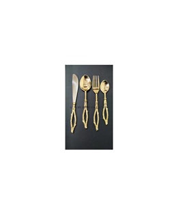 <b>Top</b>-quality Metal Cutlery Set with Polished Stainless Steel Finished Designed for Upscale <b>Table</b> Settings and Elegant Meals - Product Image 1