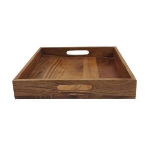 Handmade Modern Brown Food Serving <b>Tray</b> Natural Wooden Kitchenware Customizable Stylish Food & <b>Drink</b> <b>Tray</b> - Product Image 3