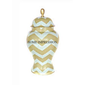 โหลขิงตกแต่งโต๊ะสำเร็จรูปทำจากโลหะเคลือบผิวสวยดูน่าดึงดูด - Product Image 5