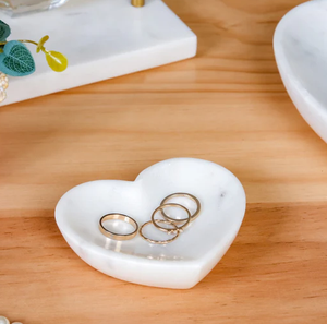 Plateau en marbre Mariages Designs personnalisables 3 pièces différentes tailles Plateau de rangement en marbre - Product Image 5