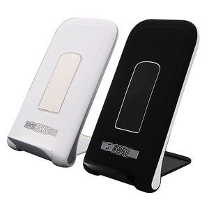 5 Core Wireless Charging Stand 2 Pieces 10W Fast Wireless Charger Station with <b>Sleep</b>-Friendly <b>Light</b> - Product Image 2
