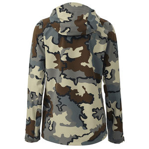 Veste de chasse longue d'hiver pour femmes, fermeture éclair, broderie, capuche, réversible, coupe-vent, imprimée, respirante, écologique, pour l'extérieur - Product Image 2