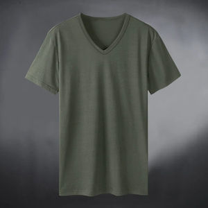 Camiseta Impresión Bordado Personalizado En Blanco 100 Algodón Hombres Camiseta - Product Image 2