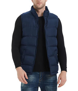Chaleco de invierno ligero para hombre, chaqueta personalizada para exteriores, gran oferta, acolchado empacable con acolchado resistente al agua para deportes de invierno - Product Image 1