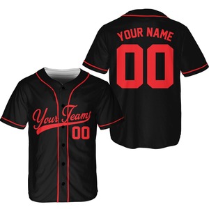 Camiseta de béisbol con estampado atlético, tela que absorbe la humedad, personalización de equipo y Liga - Product Image 6