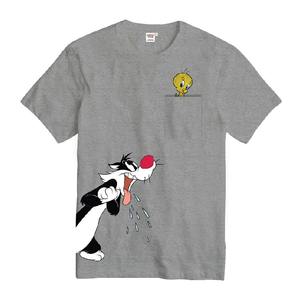 T-shirt graphique personnalisé à la mode en gros de haute qualité 100% coton T-shirts unisexes surdimensionnés poids lourd 230G sérigraphie courte - Product Image 2