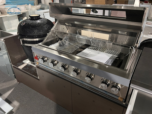Fournisseur de cuisine conçoit un barbecue, une cuisine de <span class=keywords><strong>camping</strong></span> en plein air et un ensemble de cuisine en acier inoxydable avec armoire - Product Image 4