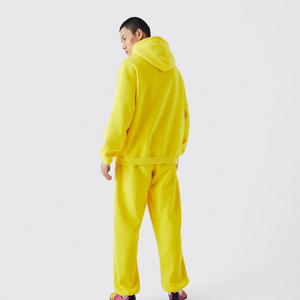 Conjunto de sudadera con capucha y logotipo personalizado del fabricante, ropa de calle de lana bordada, pantalones de chándal de gimnasio, chándal para hombre, conjunto de Sudadera con capucha y contraste de Color - Product Image 6