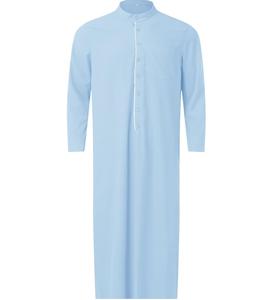 Top Qualité Plain Casual Hommes Thobe Vêtements Islamiques Hommes Thobe Caftan À Manches Longues Vêtements Musulmans - Product Image 1