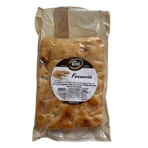 Tissi 200g X 10pcs Savory Focaccia Bread Soft Texture Made with Wheat Flour <b>Bag</b> Packaging From Italy Fresh From <b>Oven</b> - Product Image 1