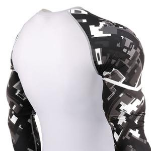 Nouvelle Arrivée - T-shirt de Compression Homme Coupe Slim pour Course et Gym - Séchage Rapide, Respirant, Manches Sublimées Tricotées - Product Image 6