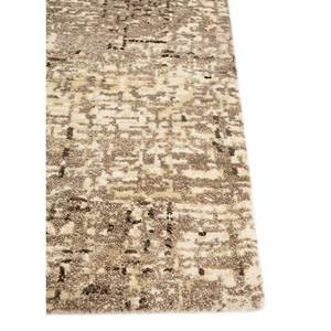 Alfombra de Lana Anudada a Mano Uvenuti Beige Marrón AKWL-13025, Alfombra Rectangular Abstracta Nueva para el Hogar, Sala de Estar, Pasillo, Entrada - Product Image 4