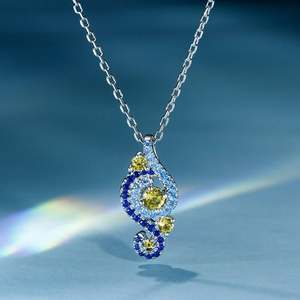 ชุดเครื่องประดับแต่งงานเงินแท้ทรงกลมเจียระไนลายดาวเจลิยา สตาร์รี่ ไนท์ - Product Image 6