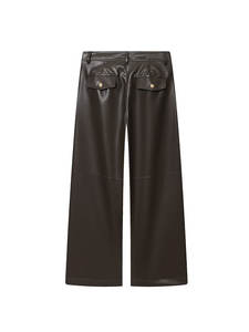 Pantalon en similicuir pour femme TFAFXY, automne-hiver 2025, taille haute, pantalon décontracté pour femme, pantalon de rue, Y2K - Product Image 6