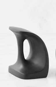 Mercana Last Cobblers Shoemaker Tool Sujetalibros de metal negro mate Diseño escultural abstracto Escritorio decorativo de aluminio resistente - Product Image 4