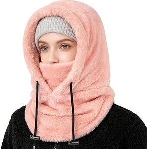 Masque facial en polaire chaud, masque de ski, masque facial en polaire, masque de ski pour activités de plein air, en polyester et élasthanne - Product Image 4