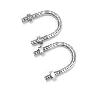 Precisie 304 roestvrijstalen/verzinkte koolstofstalen U-boutklem voor buizen, palen en structurele bevestigingen - Product Image 5