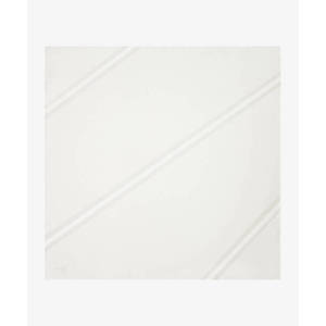 Off-White Silk Striped <b>Square</b> <b>Scarf</b> - Product Image 1