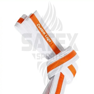 Cinturones de Graduación de Artes Marciales de Karate Personalizados de Alta Calidad, Color Liso, Poliéster/Algodón, Ligeros y Duraderos - Product Image 6