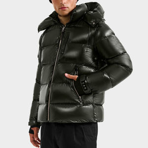 Doudoune de haute qualité pour hommes avec logo personnalisé élégant Nouveau design Chaud Confortable Vêtements d'extérieur d'hiver Veste bulle décontractée pour hommes - Product Image 5