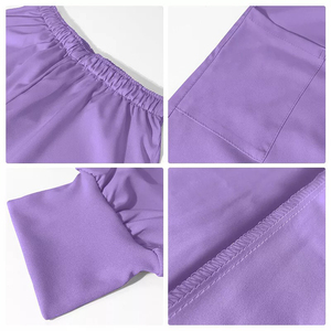 Conjuntos de Uniformes Médicos OEM de Manga Corta para Enfermeras, Trajes Quirúrgicos Personalizados de Spandex/Poliéster, Venta Caliente - Product Image 4