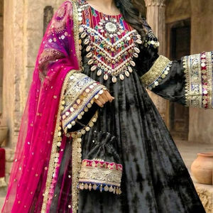 Robes afghanes pour femmes, dernières tendances 2026, prix de gros, fabrication artisanale, style banjara, robes tribales afghanes kuchi vintage pour femmes - Product Image 5