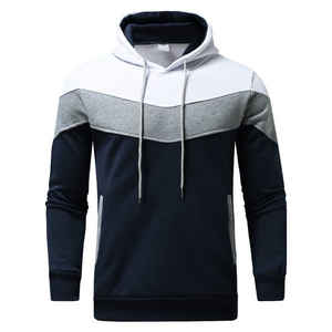 Survêtements de sport pour hommes à bas prix avec capuche vêtements de jogging d'entraînement d'hiver ensemble de survêtements à motif solide pour hommes vente en gros - Product Image 3