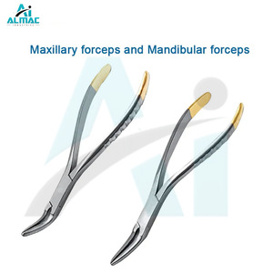 Juego de fórceps de extracción de dientes manuales ALMAC, Instrumentos dentales de 3 piezas para cirugía quirúrgica - Product Image 6