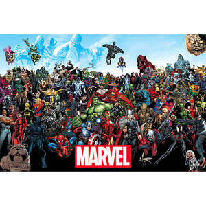 Marvel Modern Style <b>Poster</b> Line-Up 15 Durable Paper Design - Product Image 1