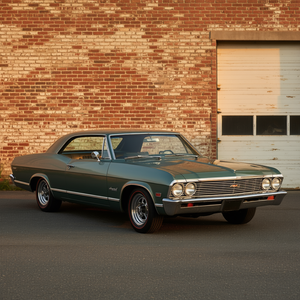 T-shirt a maniche lunghe Impala 63 con design classico di auto muscle car - Product Image 3