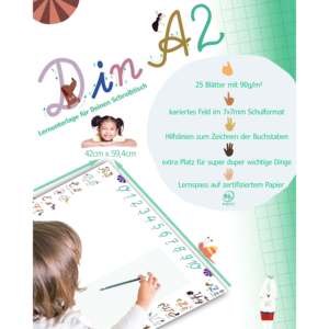 ABC Detachable Cursive <b>Writing</b> Desk <b>Pad</b> Printed Style with Paper Cover - Product Image 3
