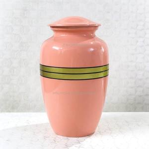 Fabricante de urnas de cremación Urnas de cremación con imagen de aluminio grabadas a mano para cenizas humanas Urnas de ceniza de latón para funeral - Product Image 1