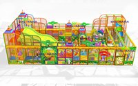 Aire de jeux intérieure Premium 128m2 avec piscine Softplay pour jouer et s'amuser!