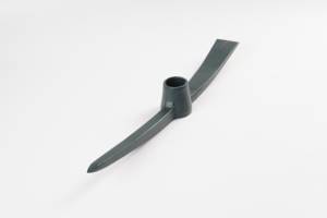 Tête de pioche forgée en acier à haute teneur en carbone, robuste, de qualité industrielle et pour le bricolage, avec œil rond, pointe et lame de ciseau, outil de quincaillerie - Product Image 2