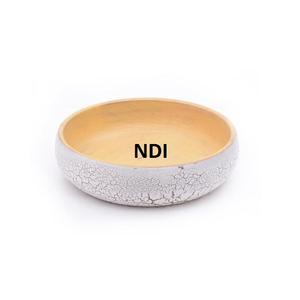 Produit de vente chaud en bois émail imprimé finition brillante forme ronde bol de service bols de service en bois fabriqués à la main - Product Image 6