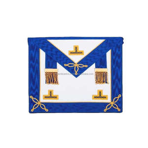 Premium <b>Craft</b> Provincial Apron Hand Embroidered Masonic Regalia High Quality Bullion <b>Wire</b> Custom Design Wholesale Supply - Product Image 1