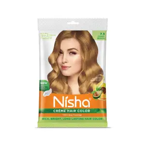 Honey Blonde Cream Hair Color Rich Bright Long Lasting Hair Color For Ultra Soft Deep Shine 100% Grey Coverage Honey Blonde