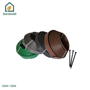 Sunsbuild PE <b>Plastic</b> Grass Stone Landscape <b>Edging</b> Flexible Durable Border for Garden Lawn Outdoor Use Garden Decoration UV - Product Image 6